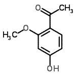 CAS#: 493-33-4, 1-(4-Hydroxy-2-Methoxyphenyl)Ethanone