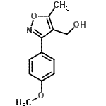 CAS 登录号：495417-36-2， [3-(4-甲氧基苯基)-5-甲基-1,2-恶唑-4-基]甲醇
