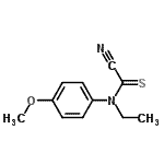 CAS#: 4955-64-0, 1-[(Cyanocarbonothioyl)(Ethyl)Amino]-4-Methoxybenzene