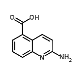 CAS#: 496806-75-8, 2-Amino-5-Quinolinecarboxylic Acid