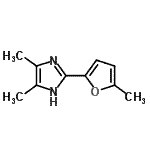 CAS 登录号：496807-48-8， 4,5-二甲基-2-(5-甲基-2-呋喃基)-1H-咪唑