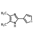 CAS#: 496807-49-9, 4,5-Dimethyl-2-(3-Thienyl)-1H-Imidazole