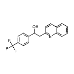 CAS#: 496947-30-9, 2-(2-Quinolinyl)-1-[4-(Trifluoromethyl)Phenyl]Ethanol