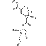 CAS#: 497-92-7, 3-Allyl-2-Methyl-4-Oxo-2-Cyclopenten-1-Yl 3-[(1E)-3-Methoxy-2-Methyl-3-Oxo-1-Propen-1-Yl]-2,2-Dimethylcyclopropanecarboxylate