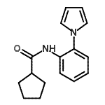 CAS#: 497057-44-0, N-[2-(1H-Pyrrol-1-Yl)Phenyl]Cyclopentanecarboxamide