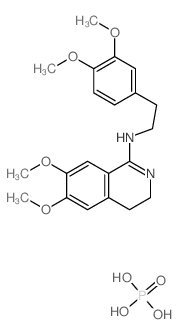 CAS#: 49723-48-0, N-[2-(3,4-Dimethoxyphenyl)Ethyl]-6,7-Dimethoxy-3,4-Dihydroisoquinolin- 1-Amine, Phosphoric Acid