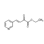 CAS 登录号：497265-21-1， 乙基(3E)-2-氧代-4-(3-吡啶基)-3-丁烯酸酯