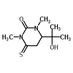 CAS#: 49785-98-0, 4-(2-Hydroxy-2-Propanyl)-1,3-Dimethyl-6-Thioxotetrahydro-2(1H)-Pyrimidinone