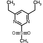 CAS 登录号：497872-96-5， 4,6-二乙基-2-(甲基磺酰基)嘧啶