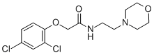 CAS 登录号：49808-93-7， 2-(2,4-二氯苯氧基)-N-(2-(4-吗啉基)乙基)乙酰胺