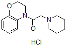 CAS#: 49830-98-0, 4-Piperidinoacetyl-3,4-dihydro-2H-1,4-benzoxazine hydrochloride