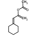 CAS#: 49833-95-6, 3-Cyclohexylidene-1-Propen-2-Yl Acetate