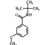 CAS 登录号：49834-28-8， 3-甲氧基-N-(2-甲基-2-丙基)苯甲酰胺