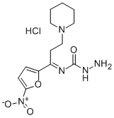 CAS 登录号：49842-09-3， 1-(5-硝基-2-呋喃基)-3-哌啶-丙-1-酮-缩氨基脲盐酸盐
