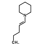 CAS#: 49845-25-2, 1-[(1E)-1-Penten-1-Yl]Piperidine
