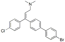 CAS 登录号：49857-37-6， (E)-3-[4-(4-溴苯基)苯基]-3-(4-氯苯基)-N,N-二甲基丙-2-烯-1-胺