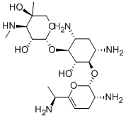 CAS#: 49863-48-1, 2-[4,6-Diamino-3-[[3-Amino-6-(1-Aminoethyl)-3,4-Dihydro-2H-Pyran-2-Yl]Oxy]-2-Hydroxycyclohexyl]Oxy-5-Methyl-4-Methylaminooxane-3,5-Diol