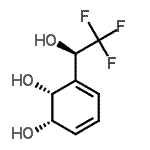 CAS 登录号：499202-15-2， (1S,2R)-3-[(1R)-2,2,2-三氟-1-羟基乙基]-3,5-环己二烯-1,2-二醇