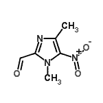 CAS#: 499993-58-7, 1,4-Dimethyl-5-Nitro-1H-Imidazole-2-Carbaldehyde