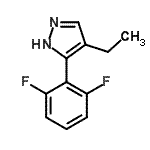 CAS#: 500129-17-9, 5-(2,6-Difluorophenyl)-4-Ethyl-1H-Pyrazole