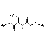 CAS#: 500137-42-8, 1-Ethyl 4-Methyl (2R,3R)-2-Bromo-3-Ethylsuccinate
