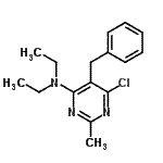 CAS#: 500156-07-0, 5-Benzyl-6-Chloro-N,N-Diethyl-2-Methyl-4-Pyrimidinamine