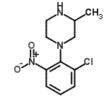 CAS#: 500210-07-1, 1-(2-Chloro-6-Nitrophenyl)-3-Methylpiperazine