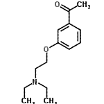 CAS 登录号：500286-26-0， 1-{3-[2-(二乙基氨基)乙氧基]苯基}乙酮