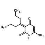 CAS#: 500550-68-5, 2-Amino-5-(4-Heptanylidene)-4,6(1H,5H)-Pyrimidinedione