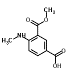 CAS 登录号：500699-31-0， 3-(甲氧羰基)-4-(甲基氨基)苯甲酸