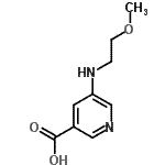 CAS 登录号：500865-56-5， 5-[(2-甲氧基乙基)氨基]烟酸