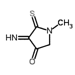 CAS#: 500879-06-1, 4-Imino-1-Methyl-5-Thioxo-3-Pyrrolidinone