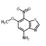 CAS#: 500889-99-6, 6-Methoxy-7-Nitro-1,3-Benzothiazol-4-Amine
