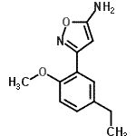 CAS#: 501116-73-0, 3-(5-Ethyl-2-Methoxyphenyl)-1,2-Oxazol-5-Amine
