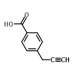 CAS 登录号：501127-50-0， 4-(2-丙炔-1-基)苯甲酸
