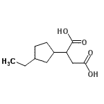 CAS#: 501346-06-1, 2-(3-Ethylcyclopentyl)Succinic Acid