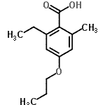 CAS#: 501357-78-4, 2-Ethyl-6-Methyl-4-Propoxybenzoic Acid