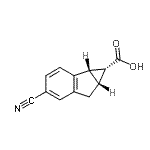 CAS#: 501373-10-0, (1R,1aS,6aR)-4-Cyano-1,1A,6,6A-Tetrahydrocyclopropa[a]Indene-1-Carboxylic Acid