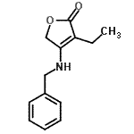 CAS 登录号：501653-21-0， 4-(苄基氨基)-3-乙基-2(5H)-呋喃酮
