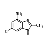 CAS#: 501688-77-3, 6-Chloro-2-Methyl-1H-Benzimidazol-4-Amine
