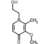 CAS 登录号：501688-92-2， 1-(2-羟基乙基)-3-甲氧基-2-甲基-4(1H)-吡啶酮