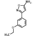CAS 登录号：501902-17-6， 3-(3-乙氧基苯基)-1,2-恶唑-5-胺
