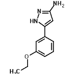 CAS 登录号：502132-94-7， 5-(3-乙氧基苯基)-1H-吡唑-3-胺