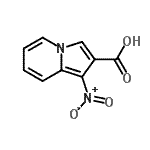 CAS 登录号：502142-79-2， 1-硝基-2-吲嗪羧酸