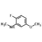 CAS#: 502435-25-8, 2-Fluoro-5-Methoxy-N-Methylaniline