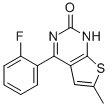 CAS#: 50263-91-7, 4-(2-Fluorophenyl)-6-Methylthieno[2,3-d]Pyrimidin-2(1H)-One