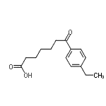 CAS 登录号：502651-42-5， 7-(4-乙基苯基)-7-氧代庚酸