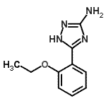 CAS 登录号：502685-95-2， 5-(2-乙氧基苯基)-1H-1,2,4-三唑-3-胺