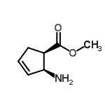 CAS#: 502764-86-5, Methyl (1R,2S)-2-Amino-3-Cyclopentene-1-Carboxylate