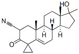CAS#: 50303-11-2, 17-Hydroxy-17-Methyl-3-Oxospiro(Androst-5-Ene-4,1'-Cyclopropane)-2-Carbonitrile